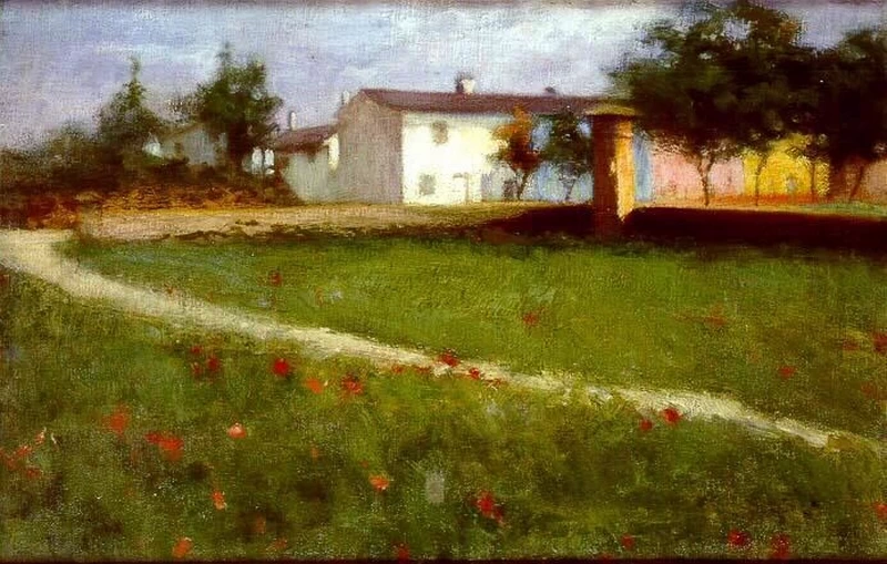 Paesaggio con papaveri - Collezione Civica, Noale, Venezia
